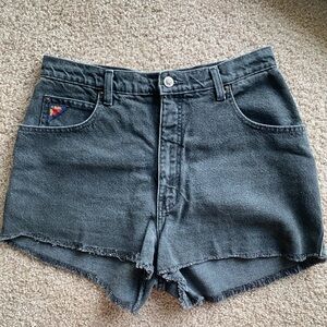 Vintage Faded Glory Shorts Denim Black